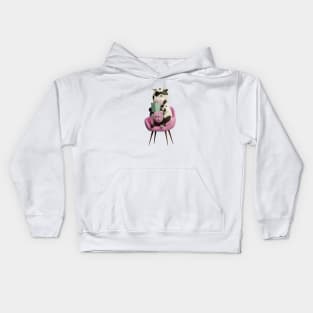 just a cow chilling Kids Hoodie